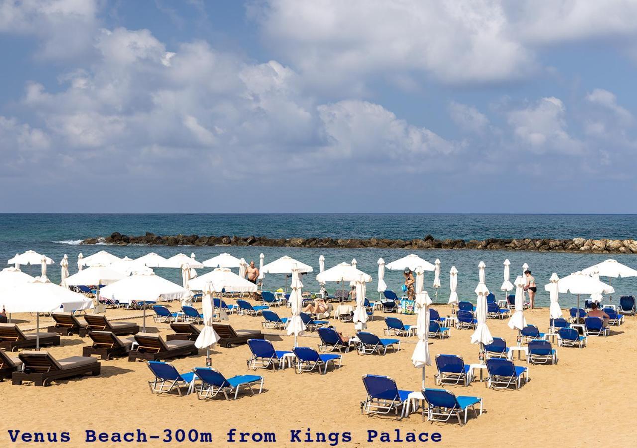 105 Kings Palace - Fabulous 2 Bed, 2 Bath, Large Patio With Garden - Sea Views Пафос Екстер'єр фото